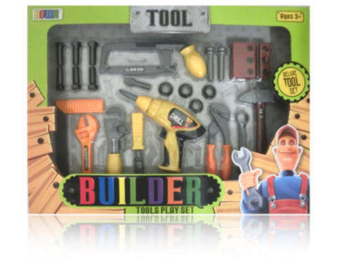 BUILDER TOOLS PLAY SET