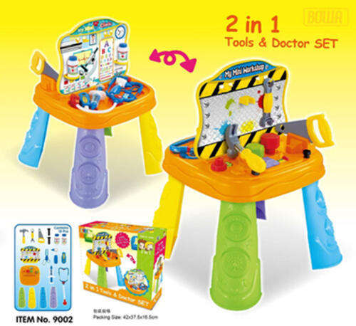 2 IN1 TOOLS AND DOCTOR TABLE SET
