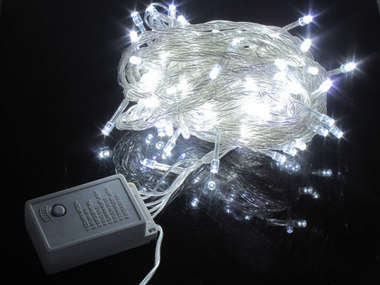 9M LED STRING LIGHTS WHITE