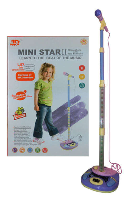Free Shipping MINI STAR MICROPHONE WITH MP3 FUNCTION
