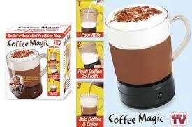 COFFEE MAGIC BATTERY OPERATED FROTHING MUG