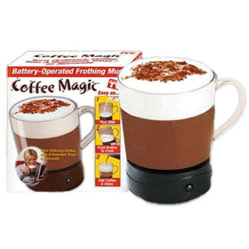 COFFEE MAGIC BATTERY OPERATED FROTHING MUG