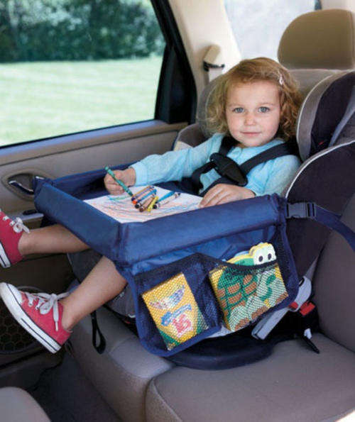 KIDDIES ON THE GO WATERPROOF PLAY 'N' SNACK TRAY