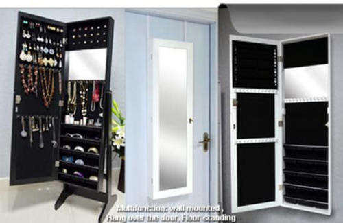 3-IN-1 FULL LENGTH DRESSING MIRROR WITH JEWELLERY CABINET