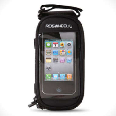 BICYCLE FRAME WATERPROOF BAG FOR CELL PHONE (LARGE)