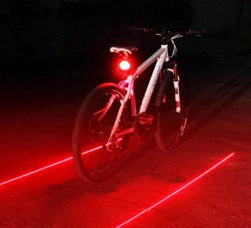 LED BIKE TAIL LIGHT WITH LASER SAFETY LANE