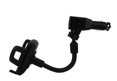 F-21 CAR CHARGER HOLDER WITH 2 USB PORT