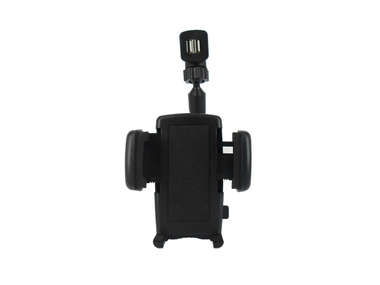 F-21 CAR CHARGER HOLDER WITH 2 USB PORT