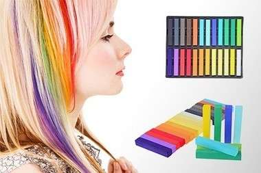 24 PIECES HAIR CHALK