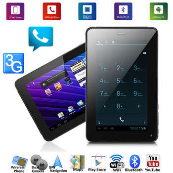 NEW 7" !!! 3G Tablet PC Phone Call GPS Bluetooth FM WIFI Dual Camera 1024*600 HD