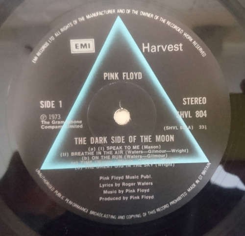 Pink Floyd Dark Side of the Moon VG++ (UK no poster)