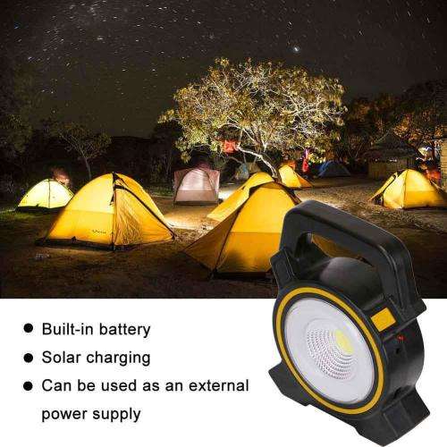 LARGE SUPER BRIGHT SOLAR RECHARGEABLE COB LIGHT JY-819
