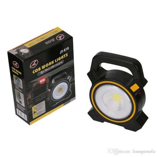 LARGE SUPER BRIGHT SOLAR RECHARGEABLE COB LIGHT JY-819