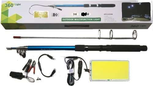 NEW 800W TELESCOPIC LED SPOT/CAMPING LIGHT /EXTEND UP TO 5 METERS / VALUE R 690.00 / WITH REMOTE !!