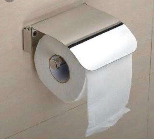 STYLISH STAINLESS STEEL TOILET ROLL HOLDER...NEVER TO BE REPEATED PRICE !!