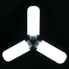 50W AC 220V FOLDABLE FAN LED BULB / SUPER BRIGHT LIGHT / LTD STOCK AVAILABLE !!