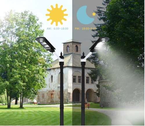 40 Watt LED SOLAR STREET LIGHT, PIR, MOTION DETECTION, WATERPROOF, 3 X LIGHTING MODES,DIM FUNCTION .