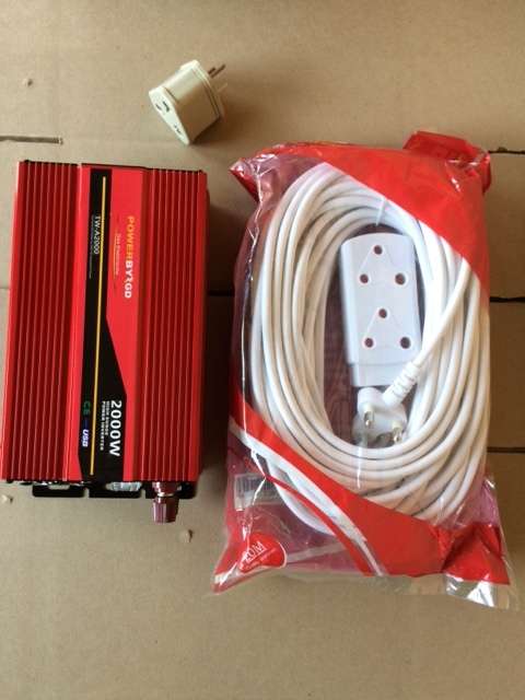 4000W PEAK POWER INVERTER/CONTINUOUS POWER 2000W/ WITH 20M EXTENSION CABLE