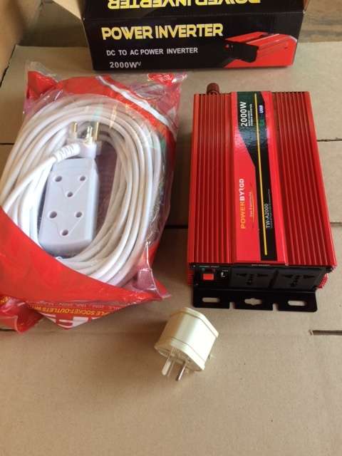 2000W SOLAR POWER INVERTER/SURGE POWER 4000W/ WITH 20M EXTENSION CABLE