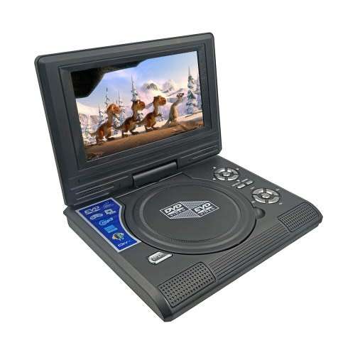 PORTABLE 9.8" DVD PLAYER... PORTABLE AND EASY TO USE
