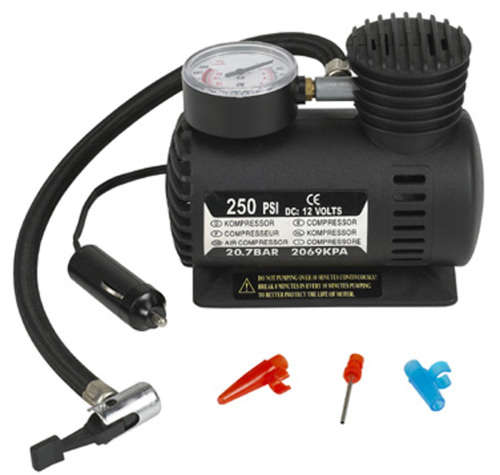 DC 12V Electric Car Inflatable Pumping Air Pumps Compressor 250 PSI