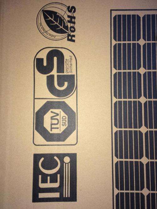 150W MONOCRYSTALLINE SOLAR PANEL-WITH CONNECTOR BOX , CABLES ,2 X CABLE CONNECTORS