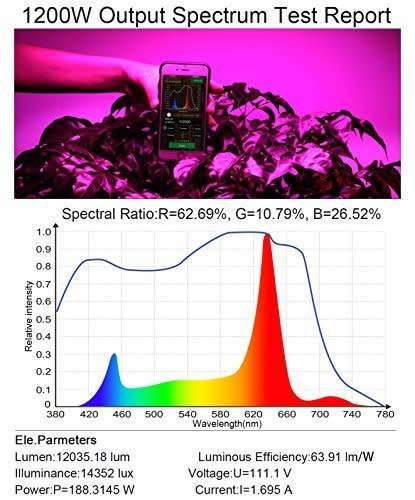 1000W PLANT GROW LIGHT...EXTRA GROWING TIME...HIGH CROP YIELD !!