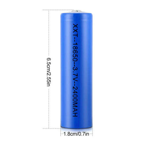 BATTERY CHARGER FOR 18650 BATTERIES...2 X RECHARGEABLE BATTERIES INCLUDES