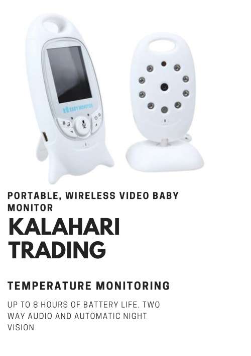 WIRELESS VIDEO BABY MONITOR WITH AMBIENT TEMPERATURE MONITORING