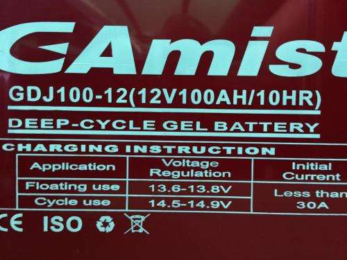 100AH 12V DEEP CYCLE SOLAR GEL BATTERY...LET THE SUN PAY.... LTD STOCK AVAILABLE !!