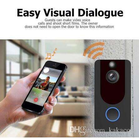 WIFI VIDEO DOORBELL... UPGRADED MODEL - V7....WEATHER RESISTANT...CLOUD STORAGE !!