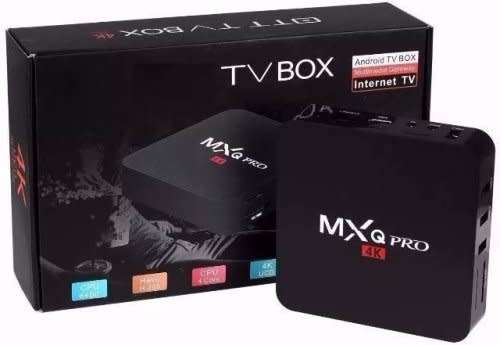 TV BOX MXQ PRO 4K...CONNECT YOUR TV TO THE INTERNET...SUPPORTS HIGH SPEED WIFI !!