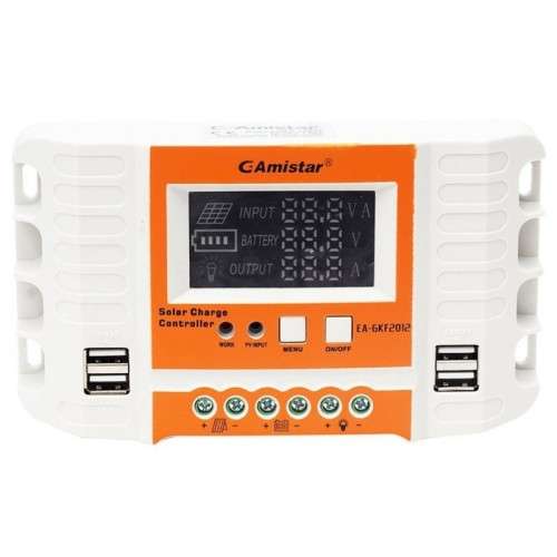 30A SOLAR CHARGE CONTROLLER...12V & 24V...4 x 5V-2A USB...LATEST UPGRADED SPEC !!