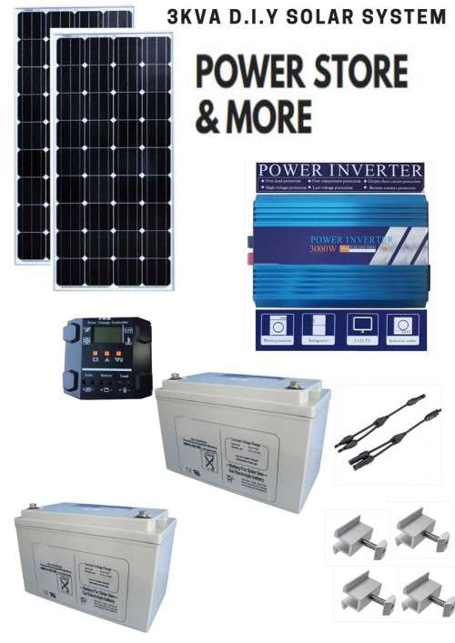 3000W 24V PURE SINEWAVE DC to AC 220V - XL SOLAR D.I.Y KIT...POWER SYSTEM...THE SUN PAYS !!!