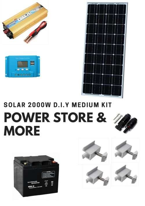 2000W HOME SOLAR POWER DIY KIT...NOW IN STOCK...SAVE ON YOUR SHIPPING AND PAY ONLY 1 SHIPPING FEE !!
