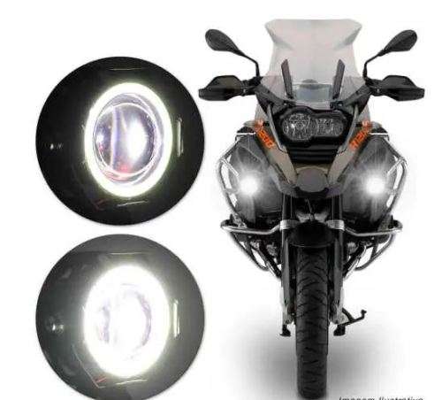 MOTORCYCLE LED SPOT LIGHT 3000 LUMEN WITH DIM & BRIGHT FUNCTION