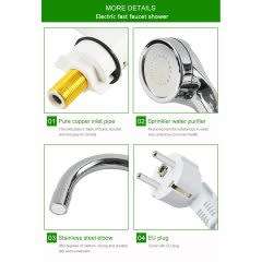 INSTANT ELECTRIC HEATING WATER FAUSET & SHOWER ....POWER AND TIME SAVER !!