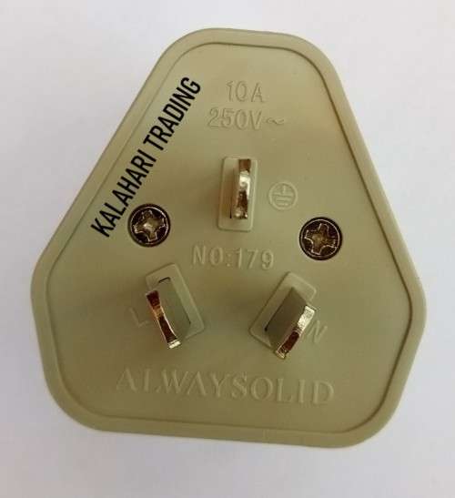ADAPTER PLUG - 220V 3 PIN INVERTER ADAPTER PLUG - 10A