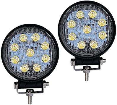 MOTORCYCLE /CAR /LDV 27W 5D PMMA LENS SUPER BRIGHT 9 LED LIGHTWEIGHT ALUMINIUM SPOT LIGHT