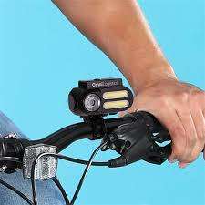 Bicycle Light - Rechargeable Multi-Function LED+COB-Waterproof-Super bright-Shock proof-LTD STOCK !