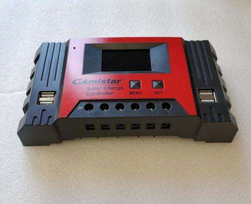 20A SOLAR CHARGE CONTROLLER...12 & 24V...4 x 5v 2A USB...2020 UPGRADED SPEC !!