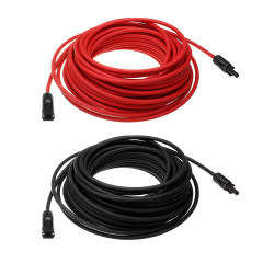 12awg SUPER CONDUCTIVE COPPER CORE SOLAR CABLE BLACK 10m & RED 10m ROLL-PROVEN QUALITY