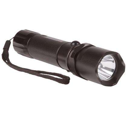 CREE LED RECHARGABLE METAL TORCH  - 1500 LUMENS - 1 X 18650 6800mah BATTERY - PROTECTIVE CASE