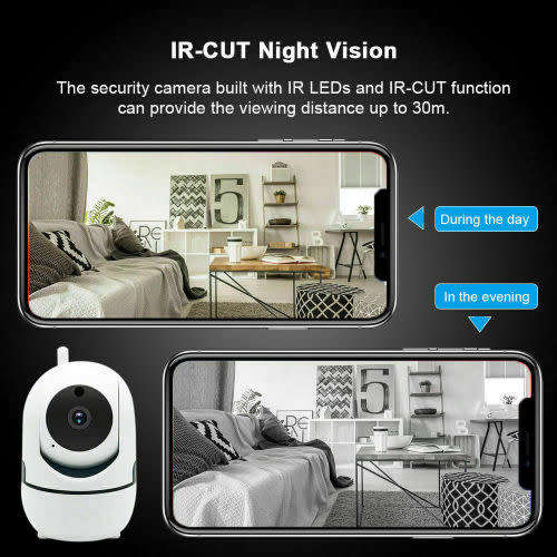 WIFI IP SECURITY HD SURVEILLANCE CAMERA , 2 WAY AUDIO , MOVEMENT TRACKING ,NIGHT VISION,CELL LINKED