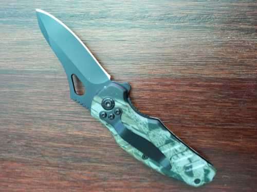 NEW STAINLESS STEEL FOLDING KNIFE -160 mm WHEN OPENED-70 mm BLADE-SAFETY LATCH !