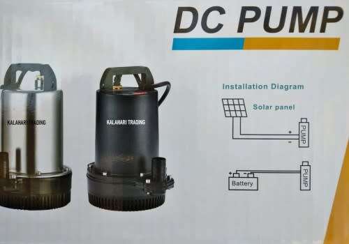 SUBMERSIBLE 24V DC SOLAR WATER PUMP-MULTI USE-DURABLE ABS /METAL FINISH-HIGH FLOW OUTPUT