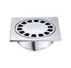 Floor Drain Trap with Removable Cover,Stainless Steel Shower Drain with Drainage Guards,100mmX100mm