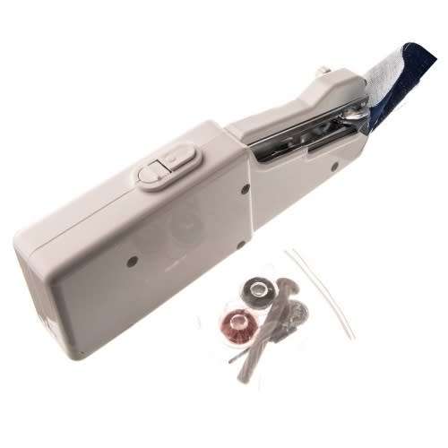 PORTABLE HANDHELD SEWING MACHINE...LIGHTWEIGHT...4 X AA BATTERIES INCLUDEDSEW ON THE GO!