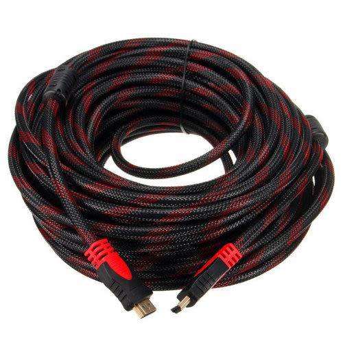 20M HDMI-ULTRA HD-3D-2K X 4K-ANTI INTERFERENCE-NON RADIATION-HIGH SPEED BRAIDED CONNECTOR CABLE
