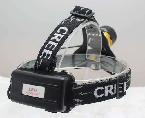 1200LM LED HEADLAMP/TORCHandHEAD STRAP-2XRECHARGABLE 18650 BATTERIES INCLUDED-ADJUSTABLE FOCUS